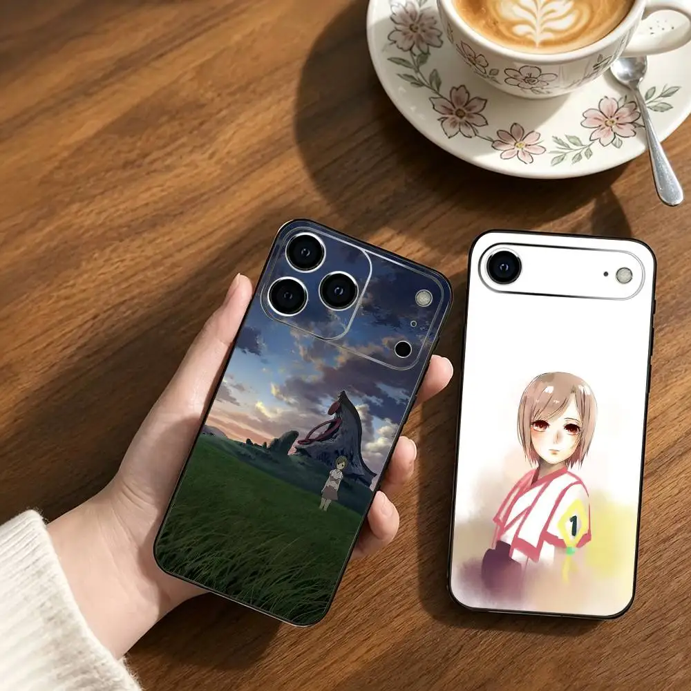 Anime F-From the New W-World Soft Black Shockproof Case For IPhone 17,16,15,14,13,12,11,XS,Plus Pro Max