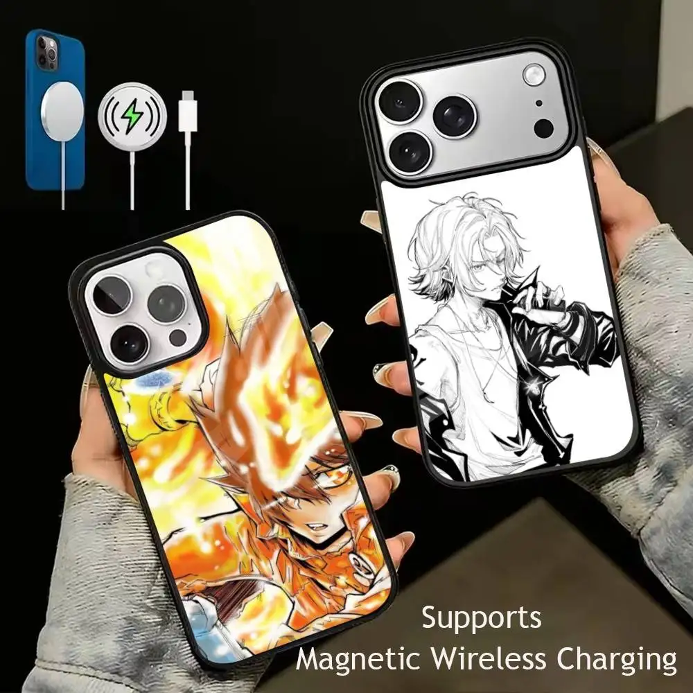 

Reborn Tsunayoshi Sawada Phone Case For iPhone17,16,15,14,13,12,11 Plus,Pro Supports Magnetic Wireless Charging