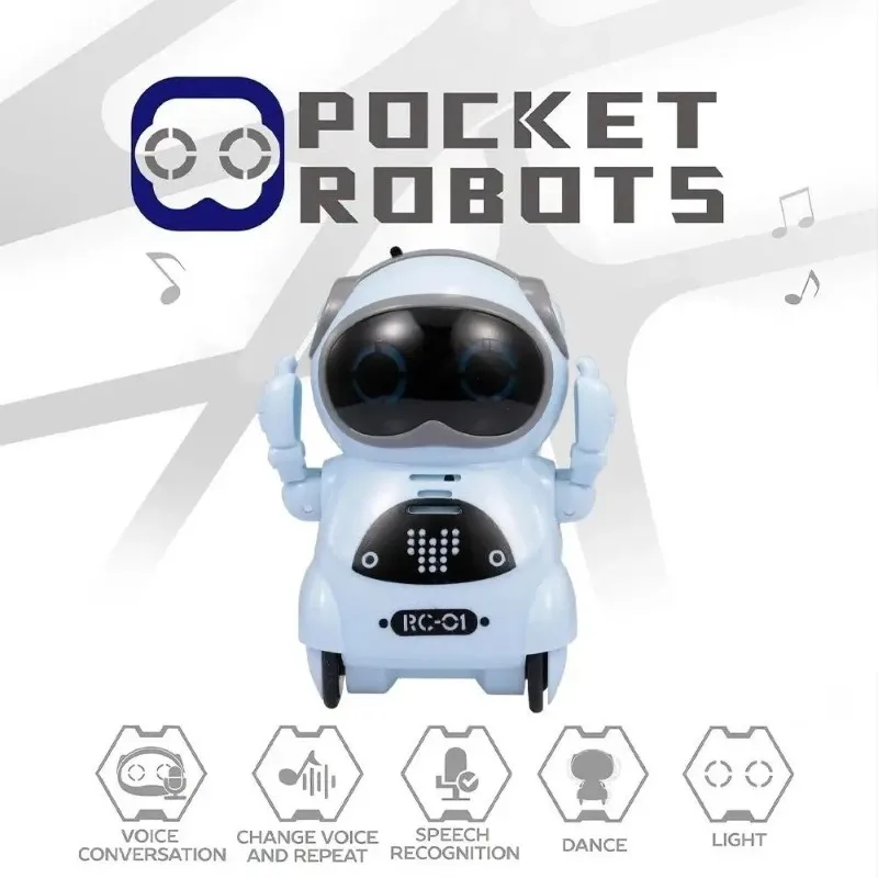 Voice-Activated Pocket Robot: Smart Toy with Singing, Dancing, Talking, Interactive Functions, Storytelling