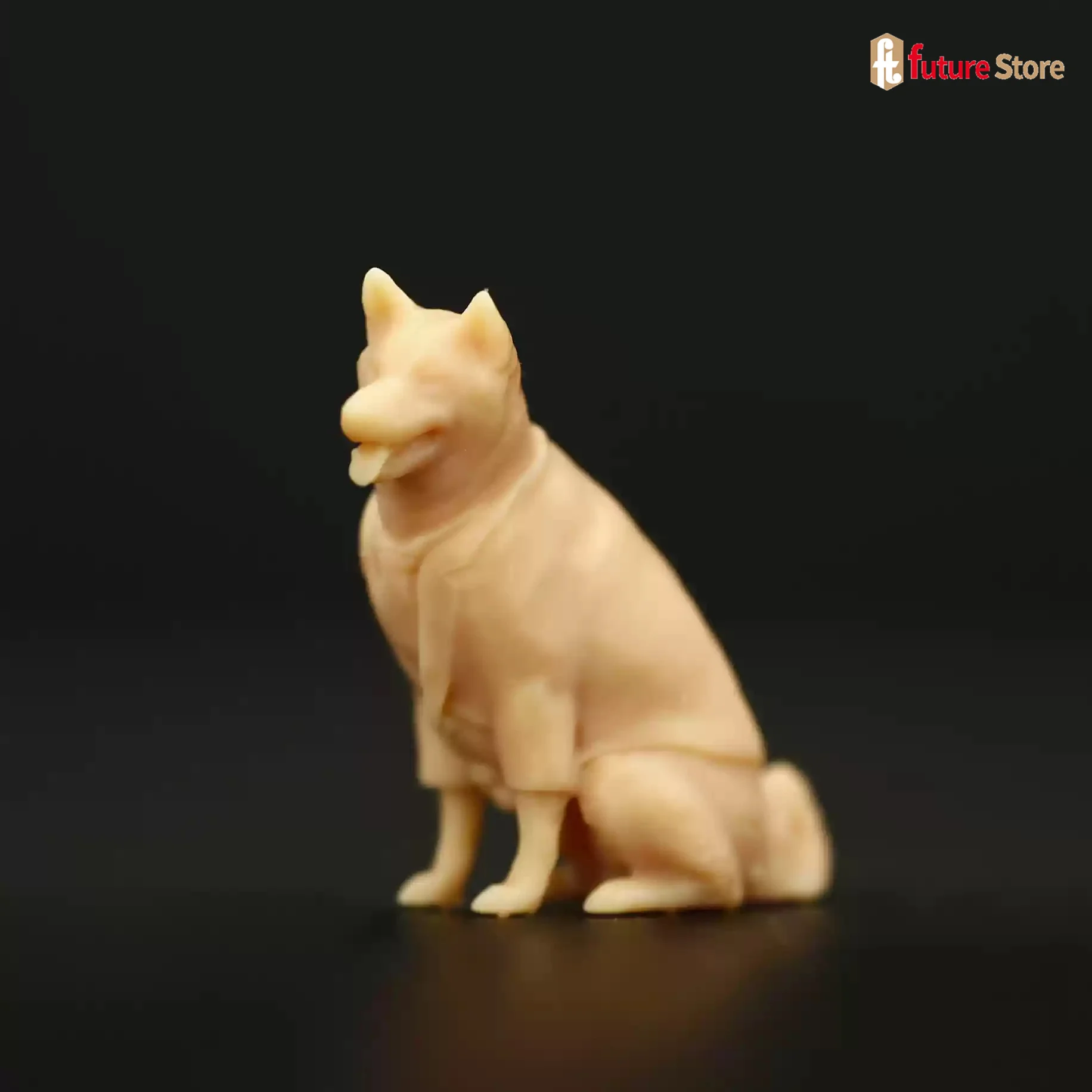 A371 3DPrint 1/64 1/43 1/87 Trendy Dog Pet Figure Miniatures Diorama Creative Mini Doll Scene Props Figurine Model Crafts Decor