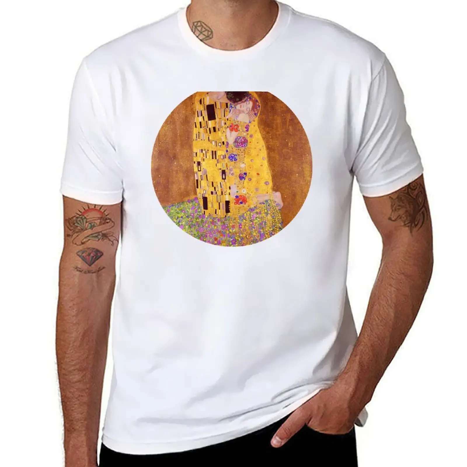

The Kiss - Gustav Klimt - Normal T-Shirt Soft Anti-Shrink Cotton Tee