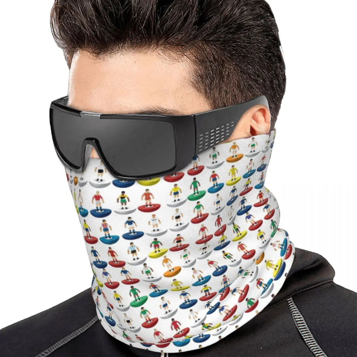World Subbuteo Players Bandana Neck Cover Printed Mask Scarf Running Headwear For Men Women Adult Breathable