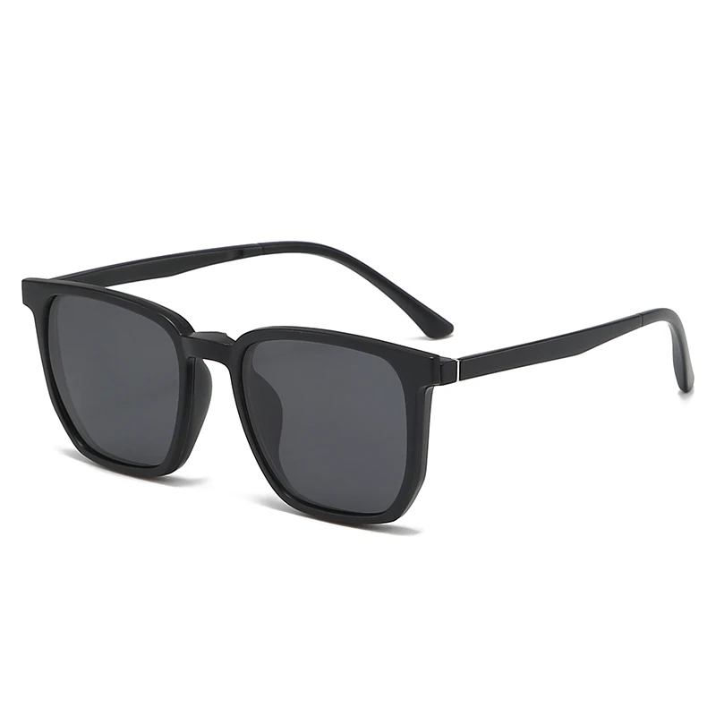 VCKA 6 In 1 Myopia Polarized Sunglasses Big Frame Glasses Men Women Gradient Clip Magnet  Custom Prescription Eyewear -0.5 to-10