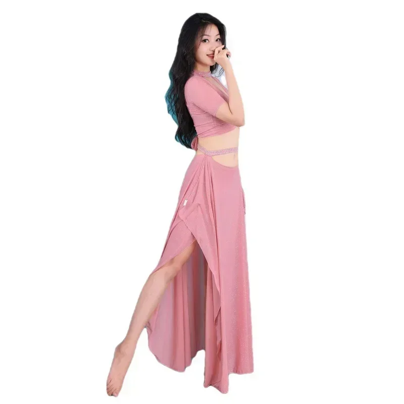 Buikdanskostuum Set Vrouwelijke Elegante Rok Godin Oosterse Dans Trainingspak Voor Vrouwen Buikdansen Prestatiekleding