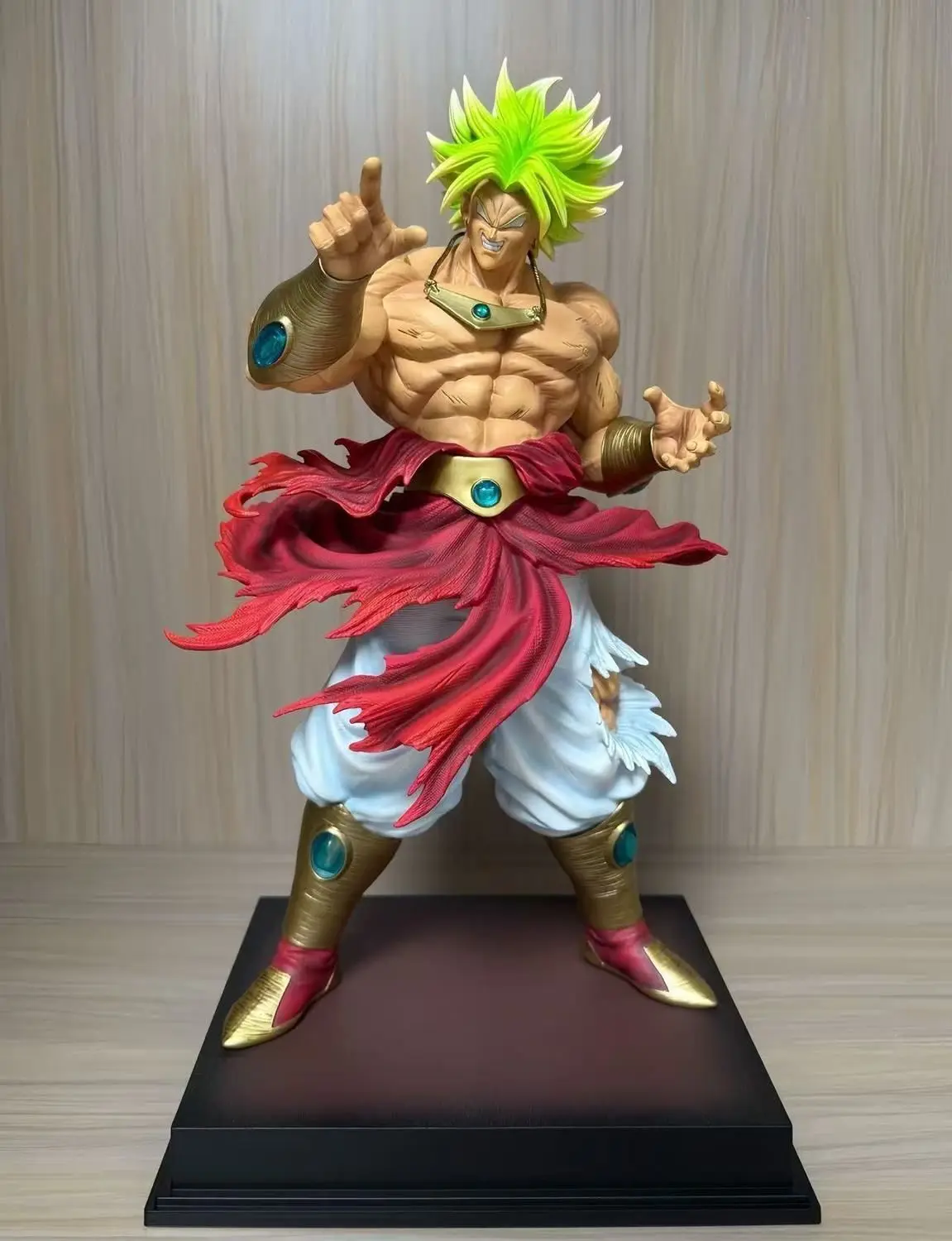 Dragon Ball Z Broly Anime Figure GK Ssj3 Broli Super Saiyan PVC Action Figurine 21cm/8.27 inch Statue Collection Model Toy Gift view 2