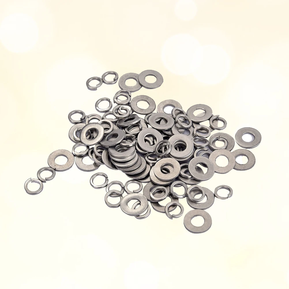 

200 Pcs Corrosion Resistant Guitar Nuts And Washers Durable Music Parts Accessories For Tl Bridge Tailpieces