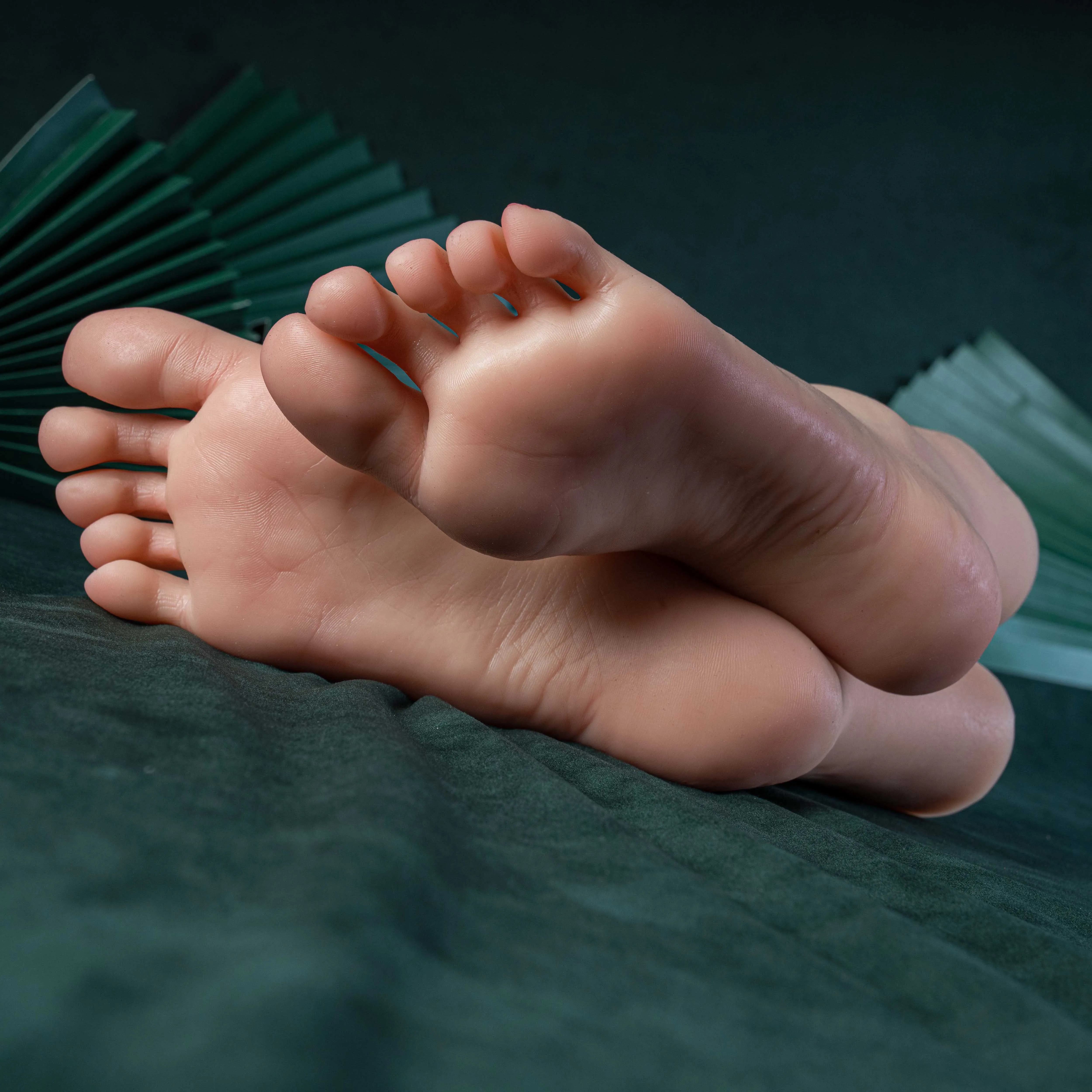 Mannequin Greece Female Foot Model Fake Nail Art Silicone Women Leg Lifelike Fetish Feet 1:1 Real Shoes Jewelry Display TG37-17