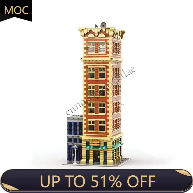 

3963 PCS Clock Tower Gigh MOC Building Blocks Renaissance Architectural Model Bricks Desktop Decoration Kids Toys Holiday Gifts