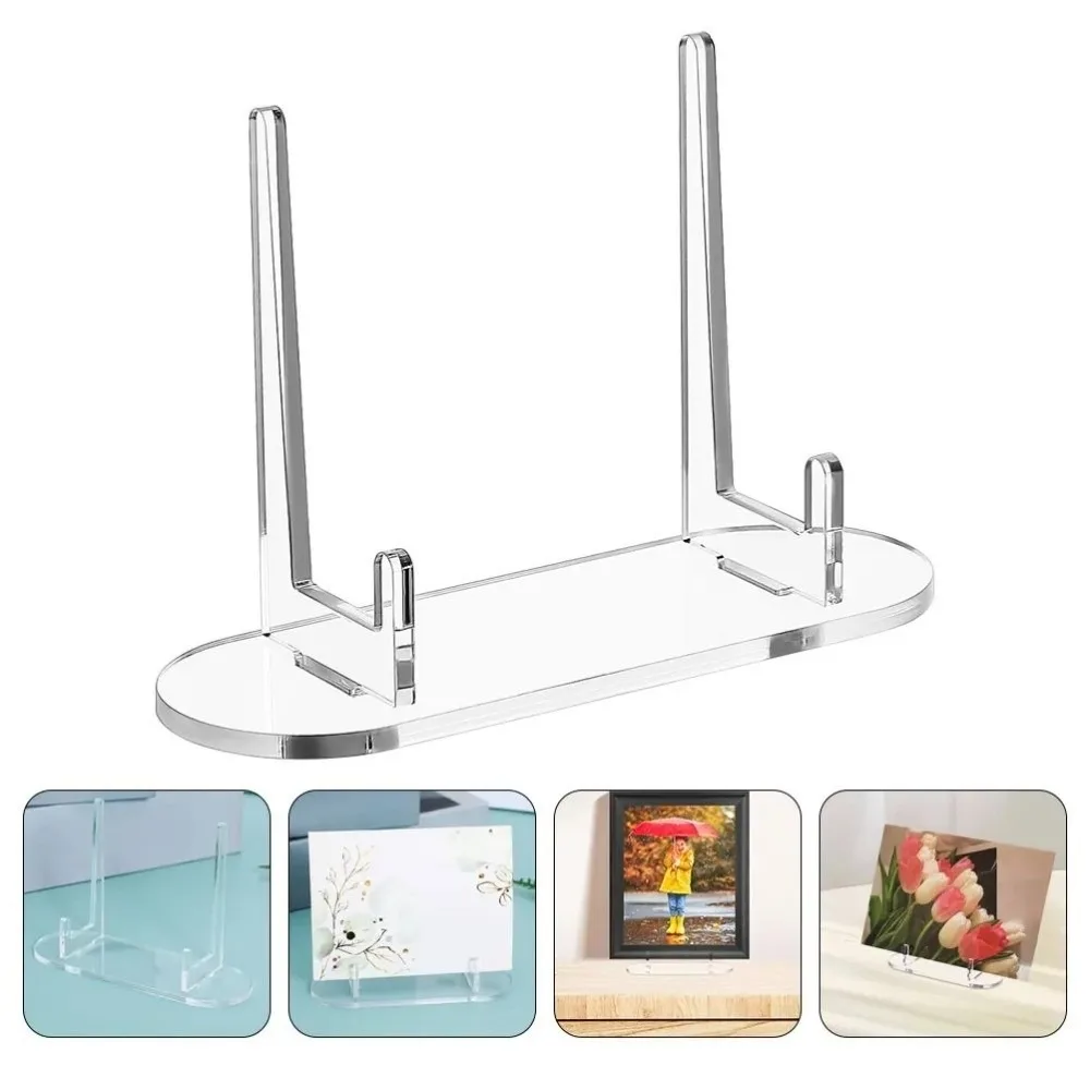 1-шт-новый-hd-прозрачный-акриловый-держатель-для-бейджей-акриловая-прозрачная-подставка-для-хранения-​-Настольная-подставка-для-украшения-карточек