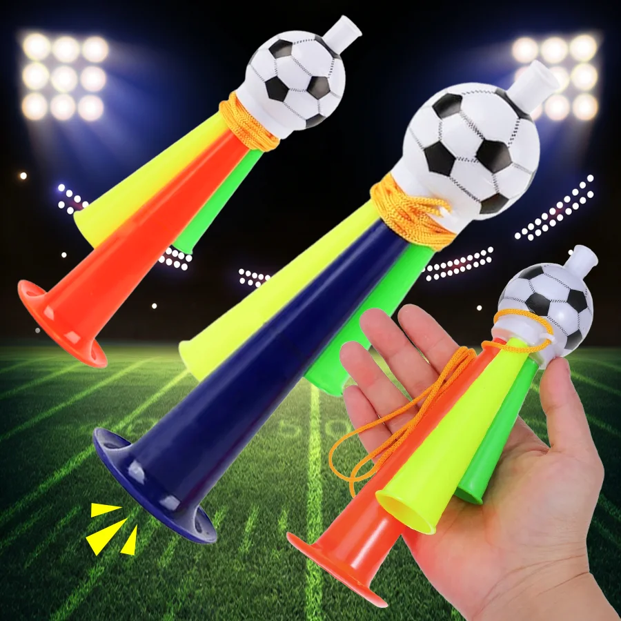 

5/10pcs Soccer Cheer Horn Plastic Atmosphere Creating Prop for Sports Meeting Ball Game Party Festival Cheerleading Fans XJM