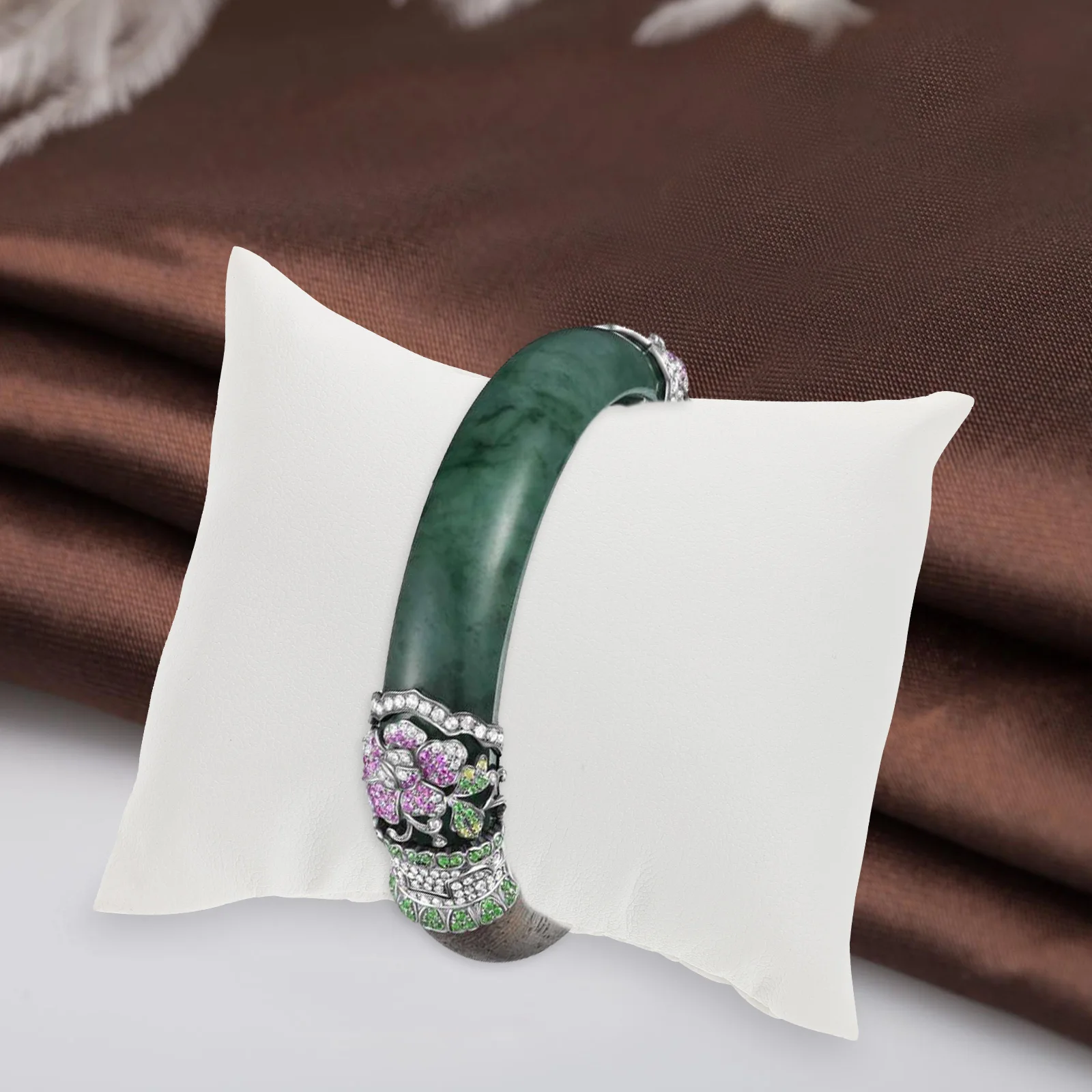 

Bracelet Cushion Small Pillow White Display Stand for Jewelry Holder Watches Accessories Decorative Pillows Watch Supply