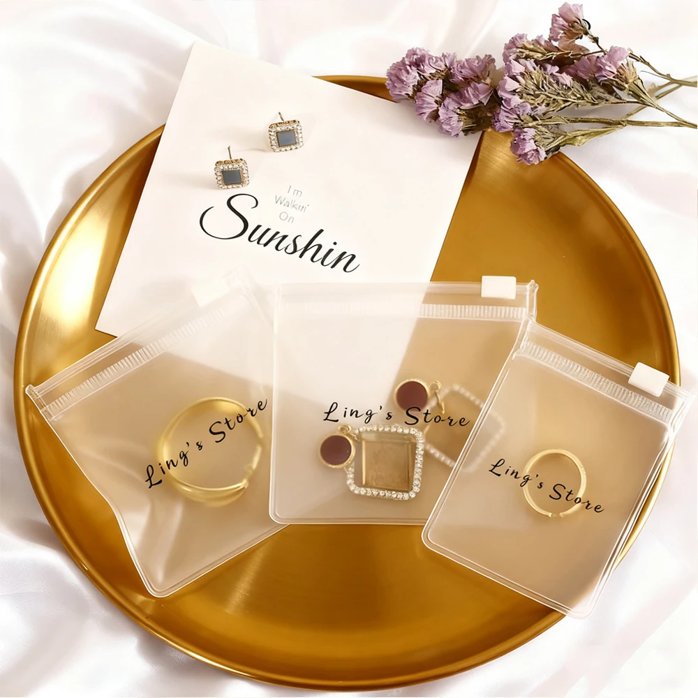 

50/100 шт., ювелирные изделия с логотипом, сумка на молнии, кольцо, серьги, браслет, ожерелье, кулон, брошь, шпильки, масло, маленький органайзер из ЭВА, подарочная сумка