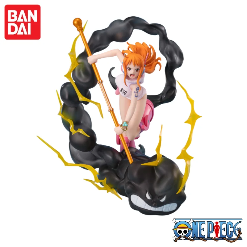 

In Stock 100% Original Bandai Figuarts Zero One Piece Nami Zeus Lightning Blast Anime Figure Collection Series Model Toys