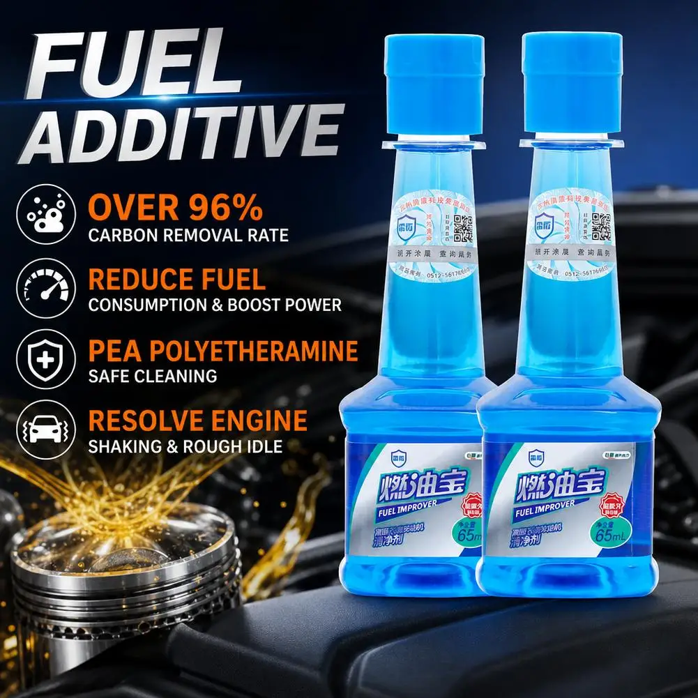 Car Fuel Gasoline Injector Cleaner Gas Oil Additive Remove Engine Carbon Deposit Increase Power In Oil Ethanol Fuel Saver