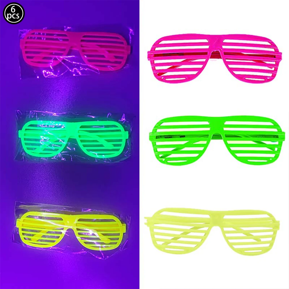 Forniture per feste al neon Tenda da pioggia fluorescente Palloncino digitale Banner Cannucce Decorazioni per feste con luce UV Sfondo decorativo per adulti