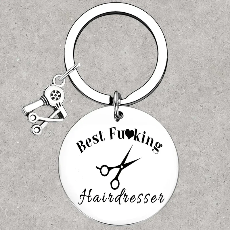 Hot Hairdresser Gifts Hair Stylist Keychain Hairstylist Graduation Gift Key Rings Best Friend Birthday Gift