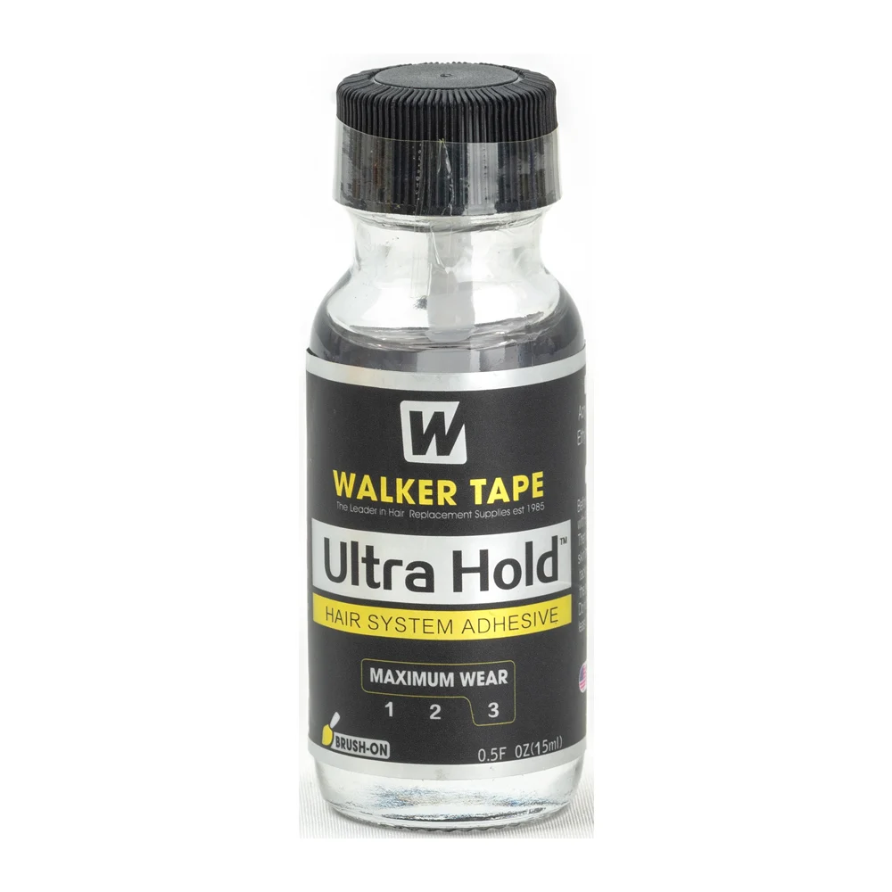 Groothandel Walker Tape Ultra Hold Lace Pruiklijm Waterdichte transparante kantlijm voor haarvervangende borstellijm