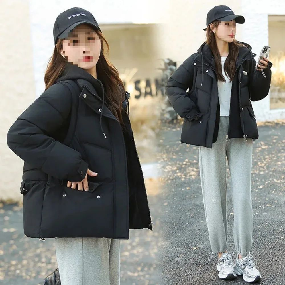 Chaqueta de longitud media para mujer, conjunto de chaleco de tres formas de usar, ultracorto, sin mangas, cuello tipo Polo, cremallera, empalme Gored