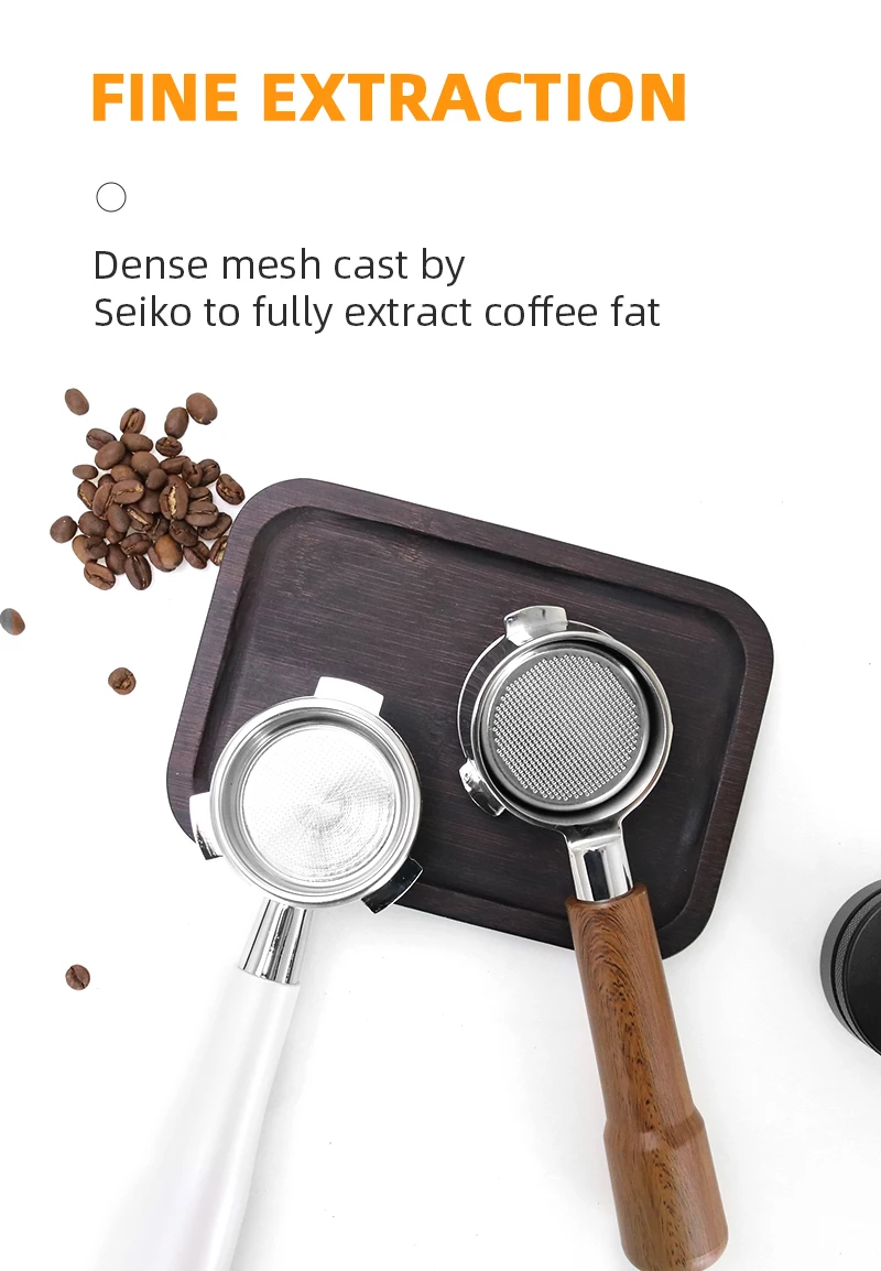 54 mm Kaffee-Siebträger ohne Boden, nackt für Breville Sage 870 878 879 Filterkorb, Espressomaschine, Zubehör, Barista-Werkzeuge – Detail 4