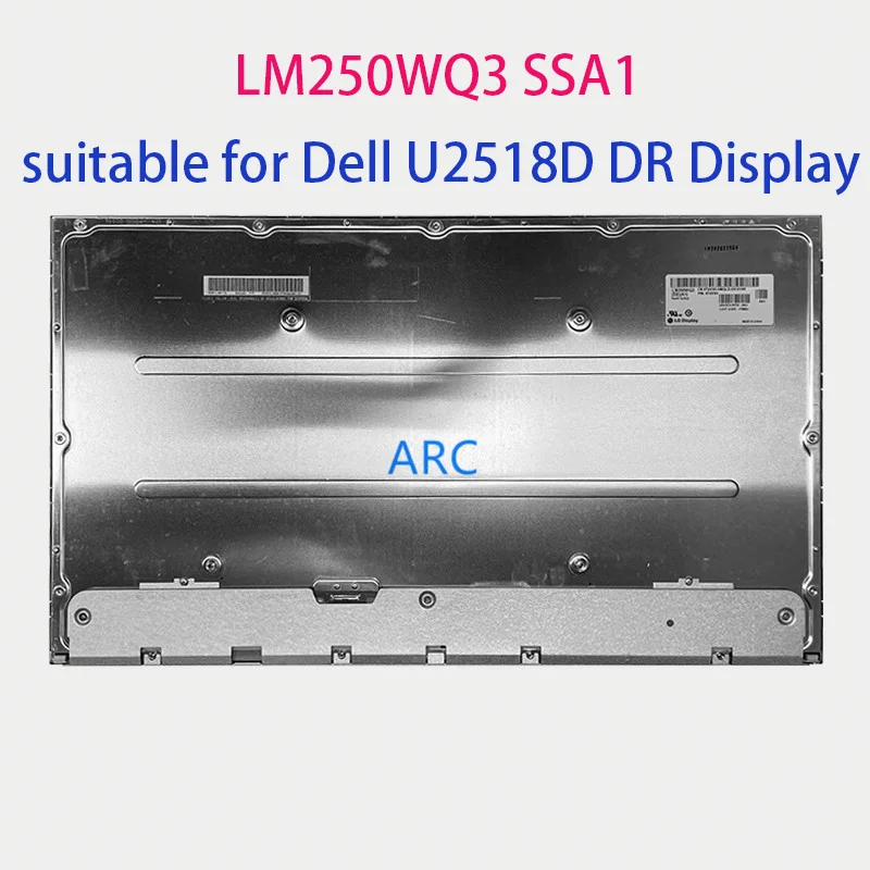 25 original 2k original nova tela lcd lm250wq3 ssa1 é adequado para dell u2518d dr display