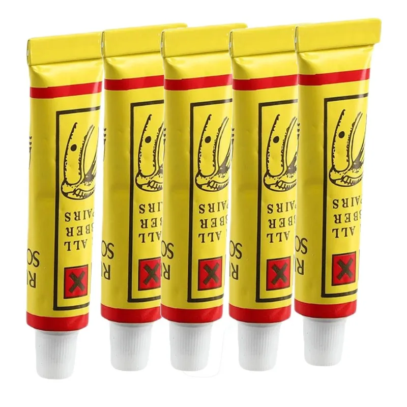 Patchset voor fietsbanden - Instant lekke reparatielijm en rubberen cement voor fietsbinnenbanden - afbeelding 1