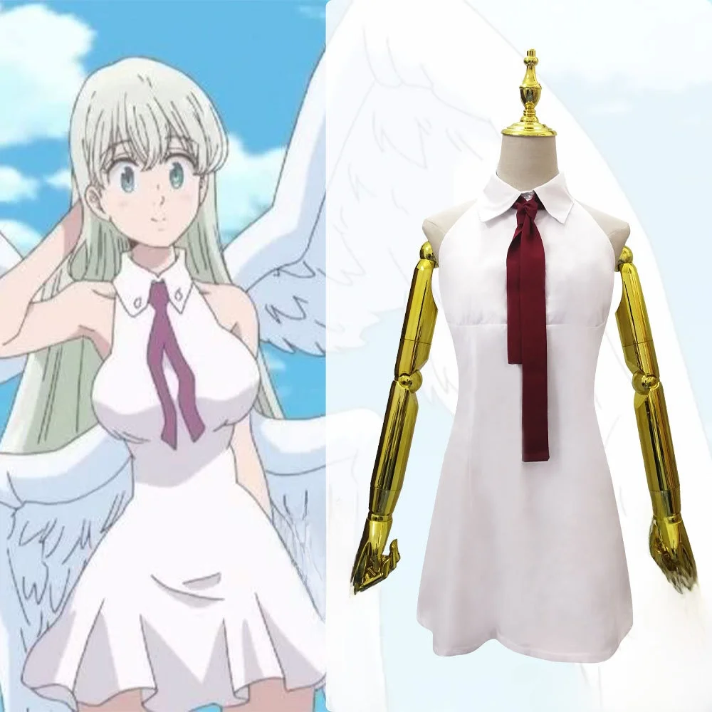 

Poly Ji Yuan Cosplay Costume Elizabeth Main Character Anime Costume Halloween Party Wear Women's Traditional Chinese Clothing
