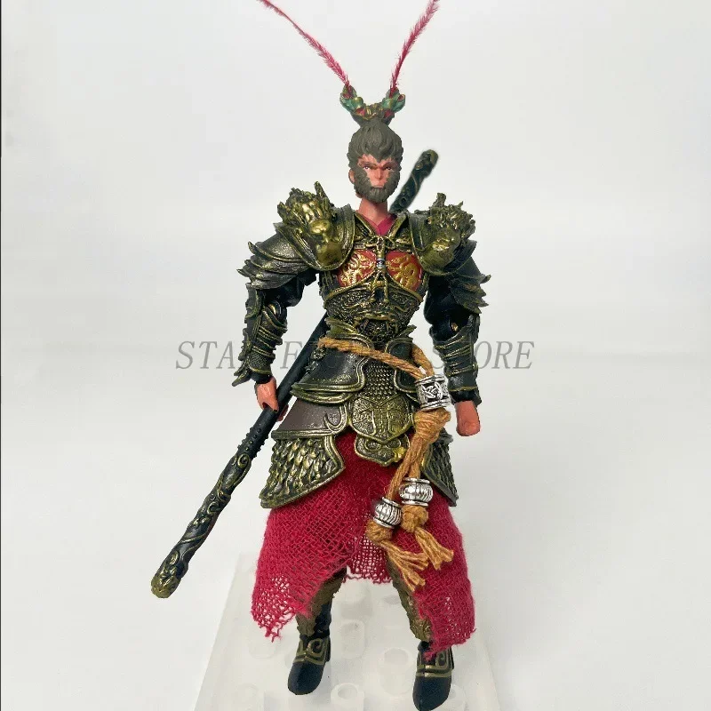 13cm Anime Black Wukong Figurka akcji GK The Monkey King Figurka PVC Kolekcja Ozdoby na biurko Ruchomy model Zabawki na prezenty