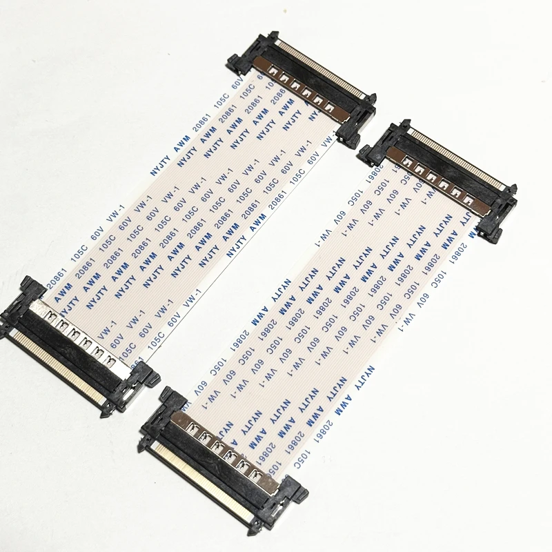 LCD screen connected to 4K FFC60HZ soft ribbon cable V-by-One high-definition screen cable 51P dual head same surface 0.5MM spac