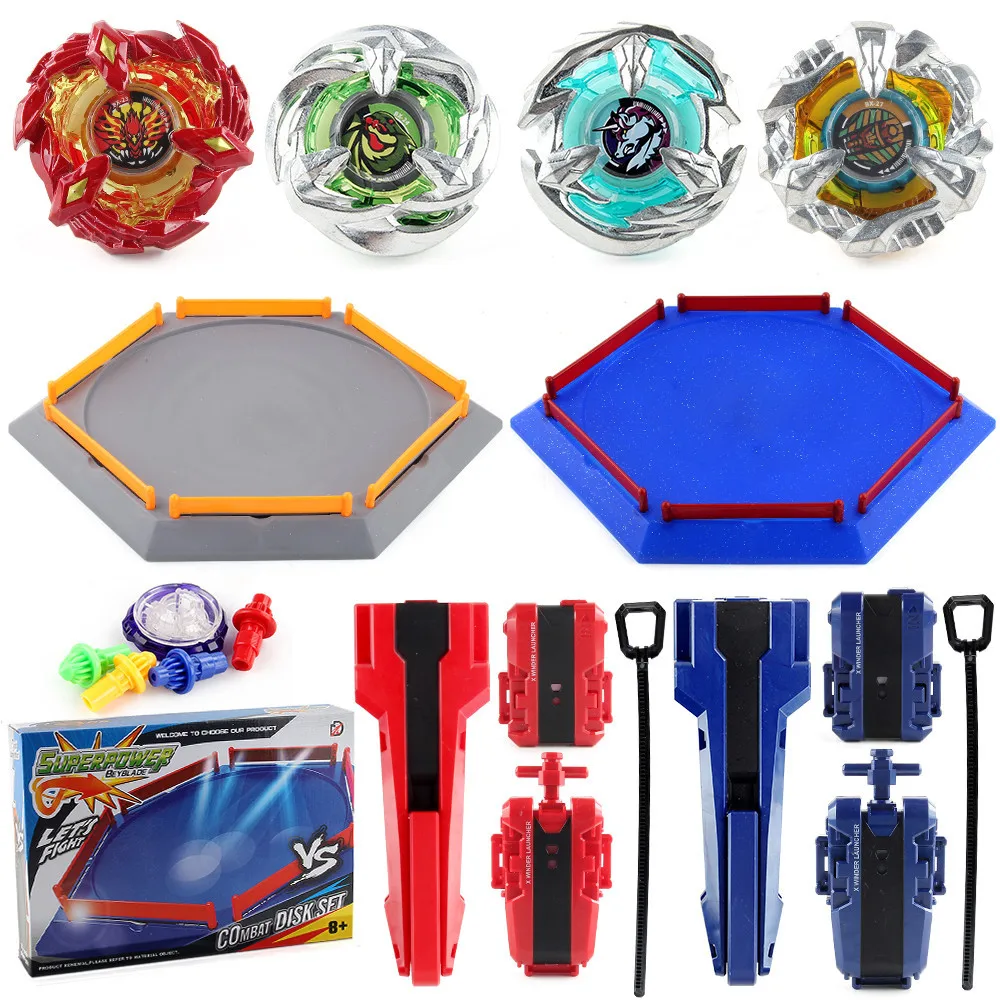 XD168-16(B05-AB) Bey X 4PCS BX-23 24 26 27 BX Series with Launchers Grip Stadium Set Toys for Children Gift