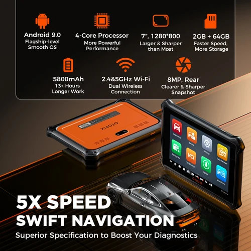 Imagen 2 del producto Herramienta de Diagnóstico Automotriz Bluetooth OTOFIX D1 Lite, Escáner OBD2 Bidireccional, 2 Años de Actualización Gratuita, Prueba Activa