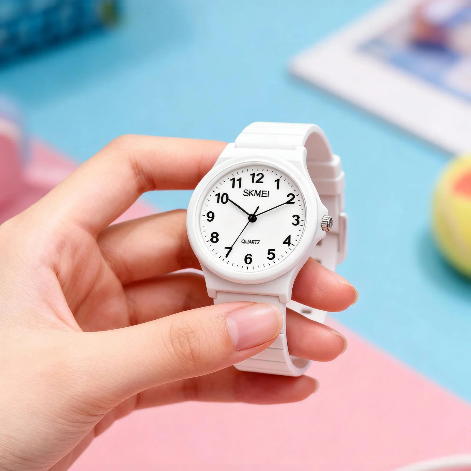 SKMEI 1419 Luxury Simple Quartz Wrist Watch Women Female Sports Wristwatch Fashion Casual 30M Waterproof Daily Wearing Outfit