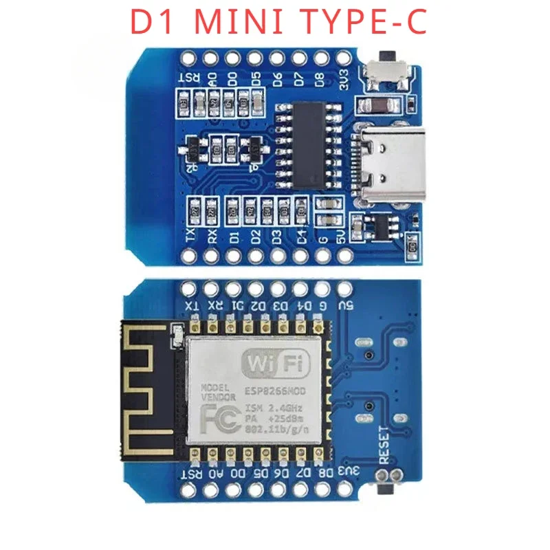 WeMos D1 Mini Pro V3.0 NodeMcu 4MB/16MB bytes Lua WIFI Internet of Things Development board based ESP8266 CH340G Nodemcu V2