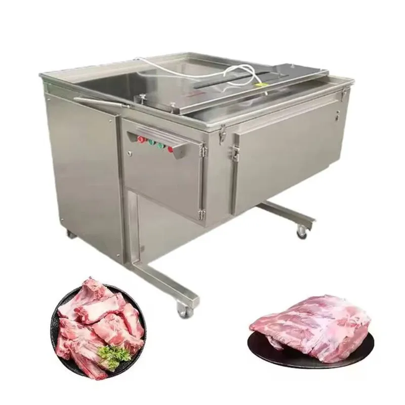 Food Grade Stainless Steel Automatic Bone Cutting For Fresh Meat - Poultry/Mutton/Pork Chop/Beef Rib Dicing Machine