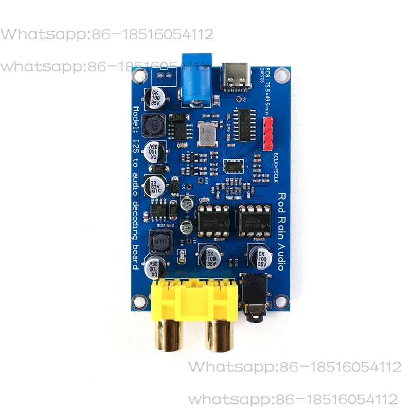 

ES9038 I2S Decoding Board DSD512 Upgrade Decoder DAC Bluetooth Device Player Fever