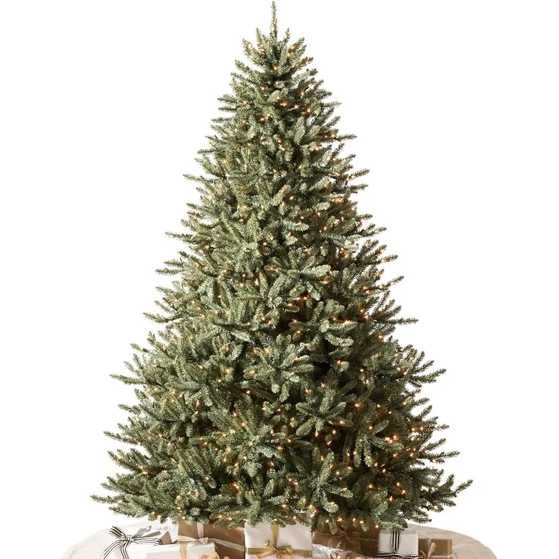

6ft Pre-Lit Classic Blue Spruce Artificial Christmas Tree with LED Clear Lights