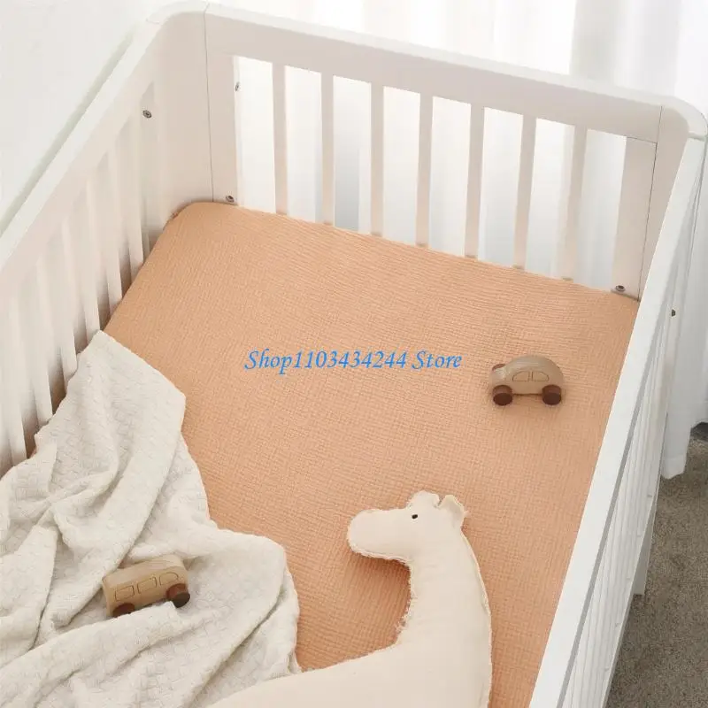 2pcs Fitted Bassinet Sheet Breathable Bed Sheet for Standard Size Crib Fitted Sheets Changing Mat Cover Crib Protectors