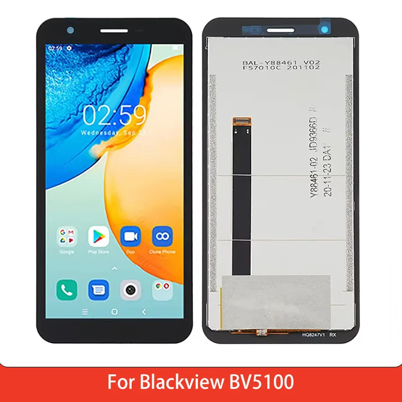 blackview-bv5100-用-lcd-スクリーンディスプレイタッチスクリーンデジタイザーアセンブリ交換部品