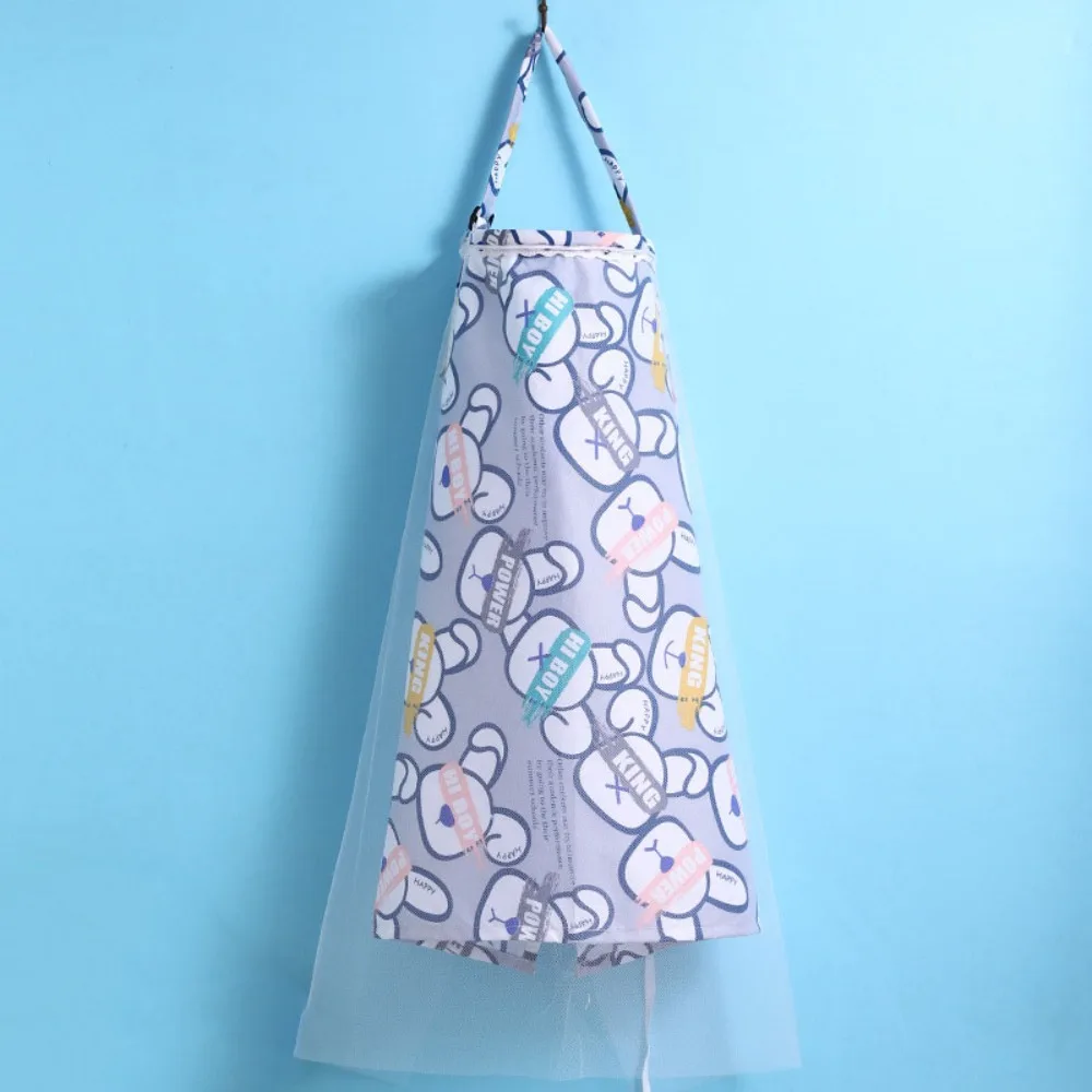 

Mesh Breastfeeding Cover Cotton Cartoon Outdoor Nursing Towel Nursing Apron Adjustable Baby Stroller Blanket