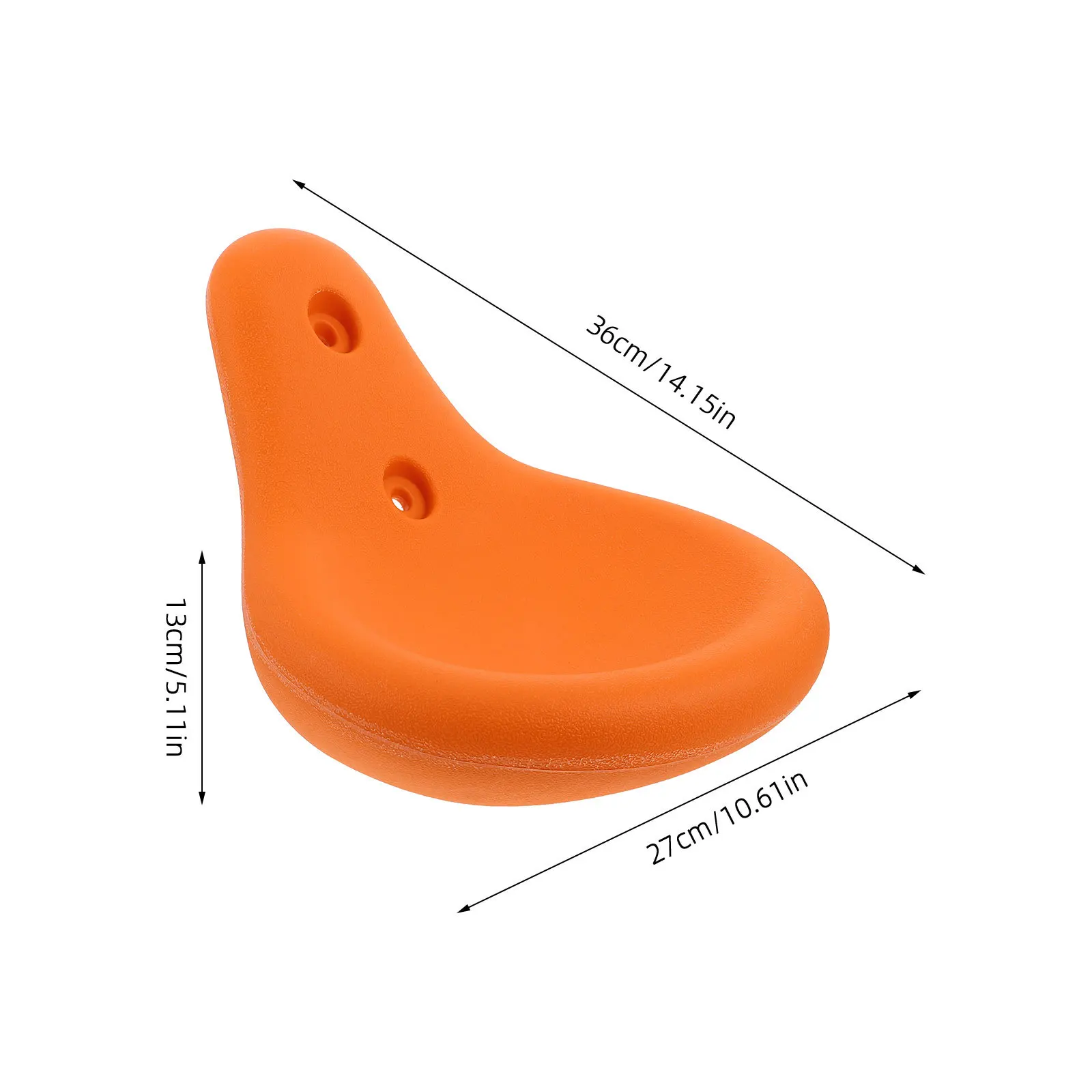 Ergonomic Swing Seat Board for Kids - Heavy Duty Plastic Child Swing Seat for Backyard Garden Playsets Weatherproof Design