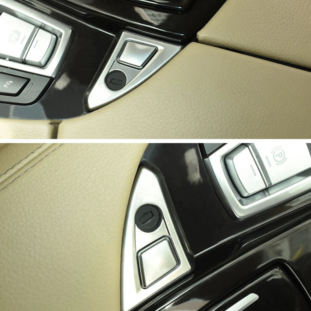 LHD Center Console Panel Armrest Storage Switch Button Cover Trim For BMW 5 Series F10 F18 2011 2012 2013 - Image 6