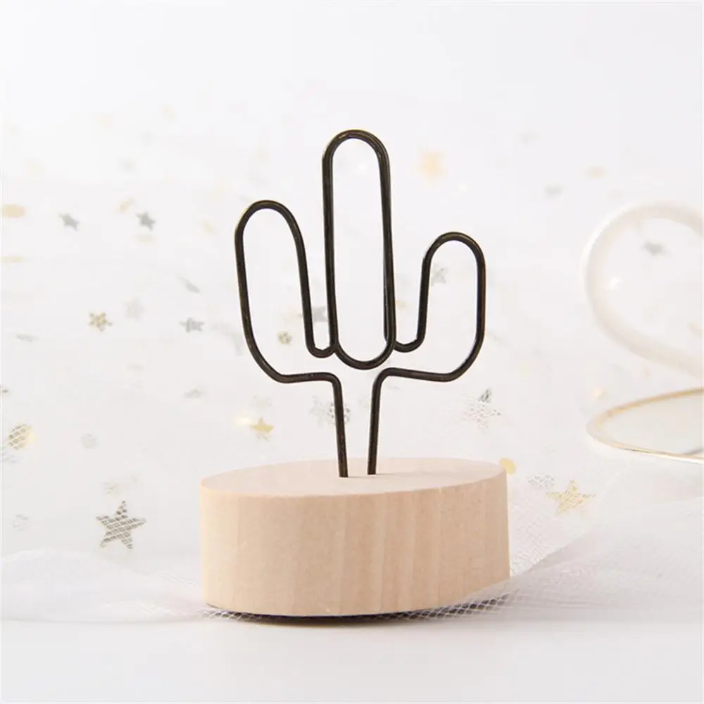 2/4PCS Message Note Holders Durable Stable Placement Simple Lovely Picture Stand Photo Clip Stands Romantic Fun Creative Vintage