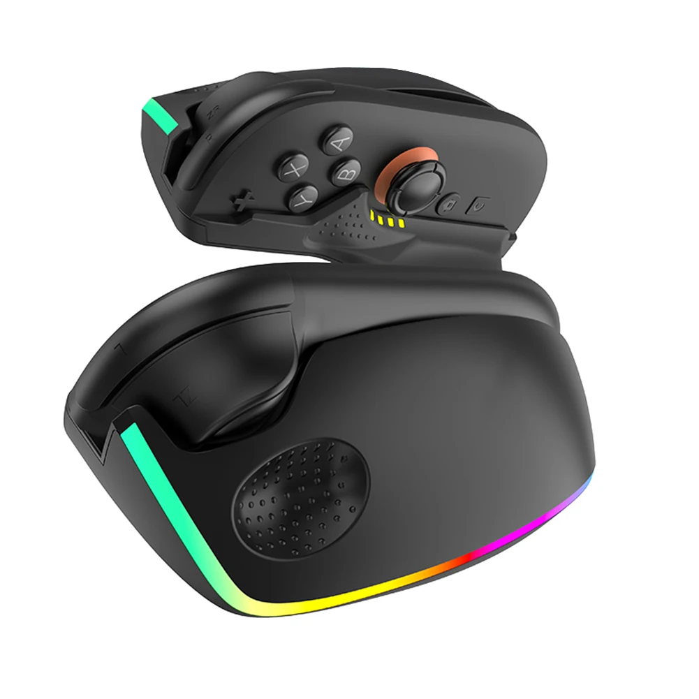 

Комплект из 2 игровых контроллеров-мышей для шутеров: стабильное управление, рукоятки и держатели для настольного использования, совместимые с контроллерами Switch 2