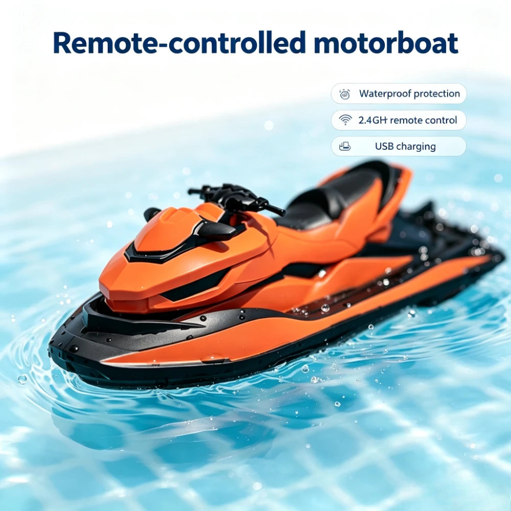 Rc Boat - قارب سباق كهربائي عالي السرعة يعمل