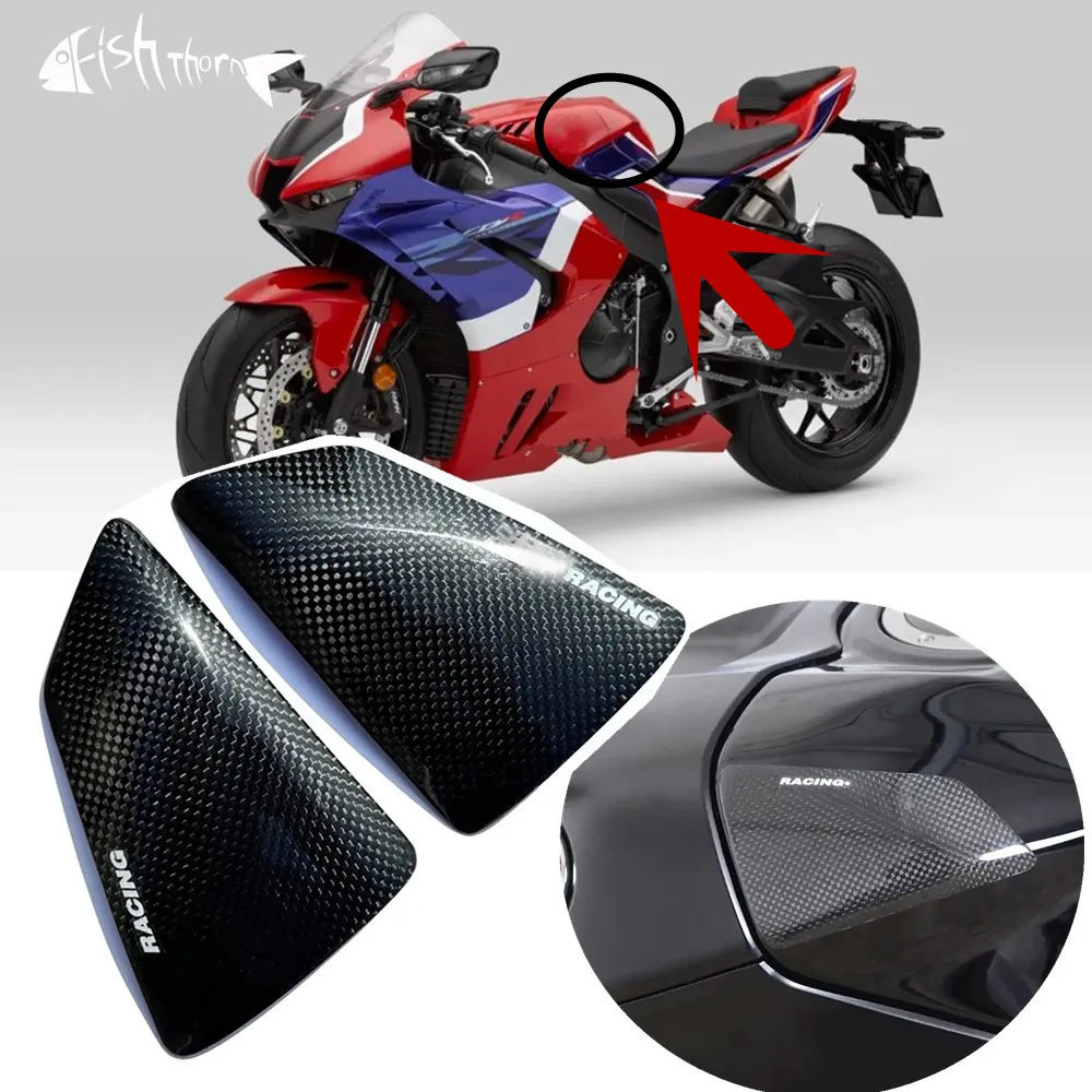 

For Honda CBR1000RR-R CBR1000RR-R SP 2020-2023 Carbon Fiber Side Fuel Tank Slide Protector Fuel Tank Corner Trim Cover