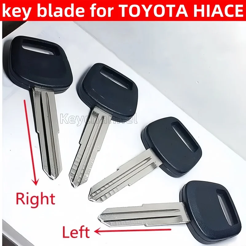 

10pcs Car Key Solid Key Blade No Chip Space Blank for TOYOTA HIACE Right Left Blade Locksmith Tool Toyota Replacement Key Blade