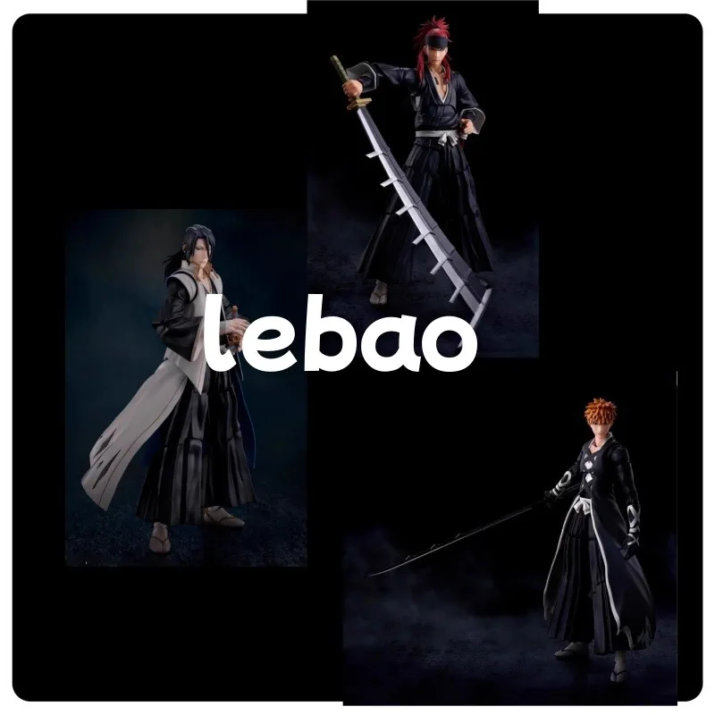 

【В наличии】Bandai SHF Death Kurosaki Ichigo Crescent Moon Tianchong Kuchiki Byakuya Winter Lion Lang Kenpachi Zaraki Hand Toys
