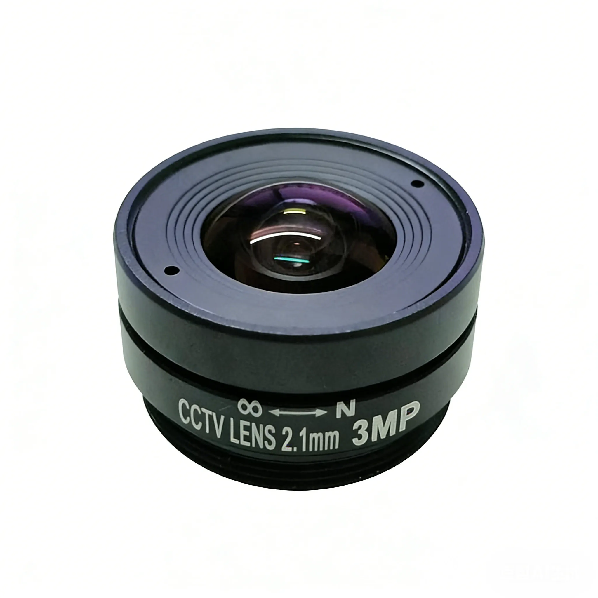2.1mm 3mp cs CCTV lens Fixed Iris Lens CS Mount  Wide angle of view 133 degree 1/2.7