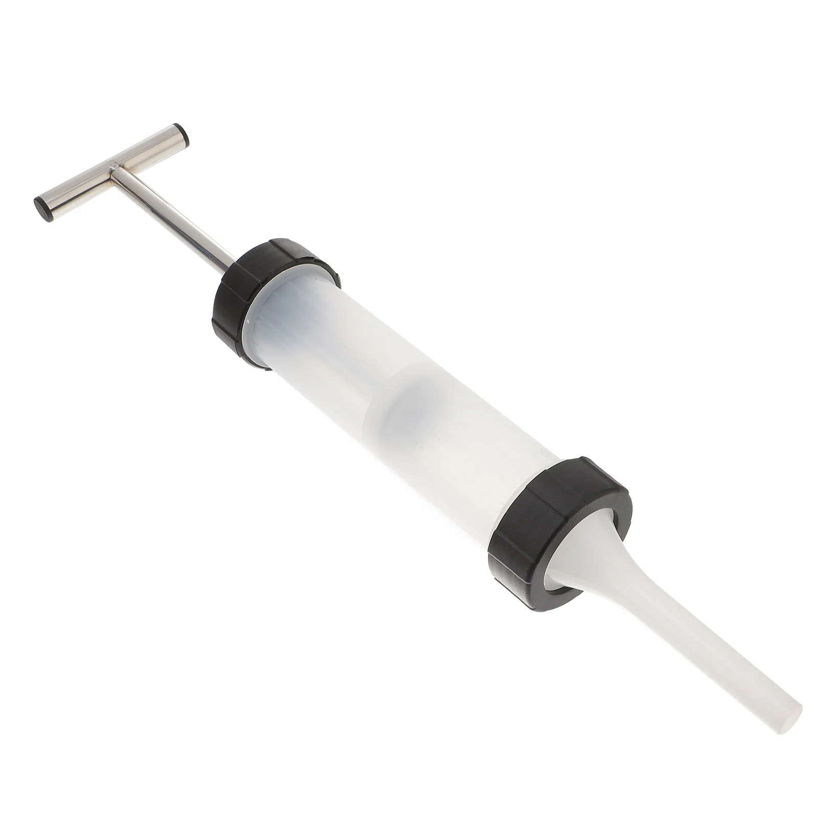 

Sausage Stuffer Filler Tool Manual Kit Safe Material Easy Pour Design Comfortable Handle Plastic Stainless