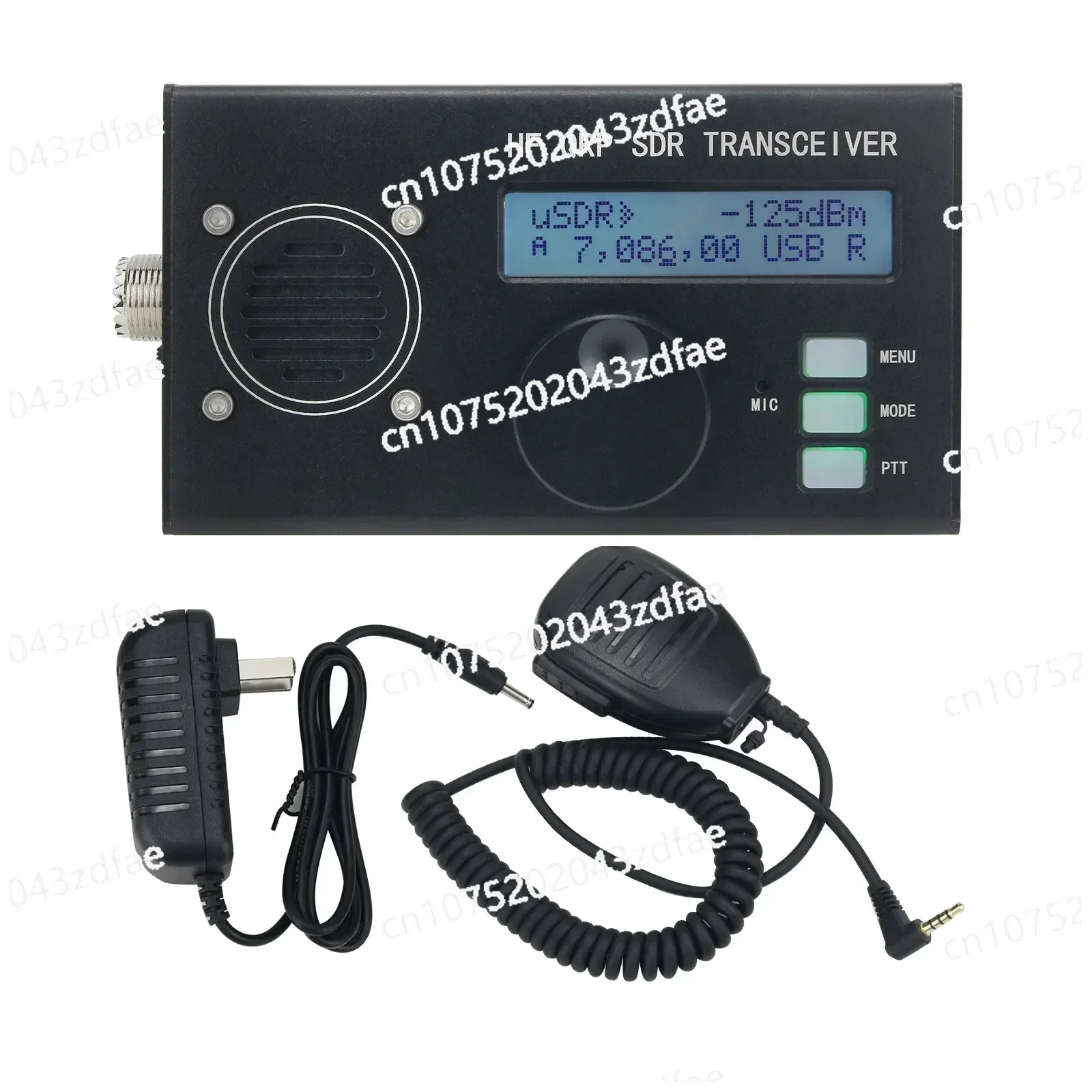 OEM USDX USDR HF QRP SDR Transceiver 8-Band 5W DSP SDR SSB/CW Transceiver with Blue/Black/Red Shell Mic For Ham Radio