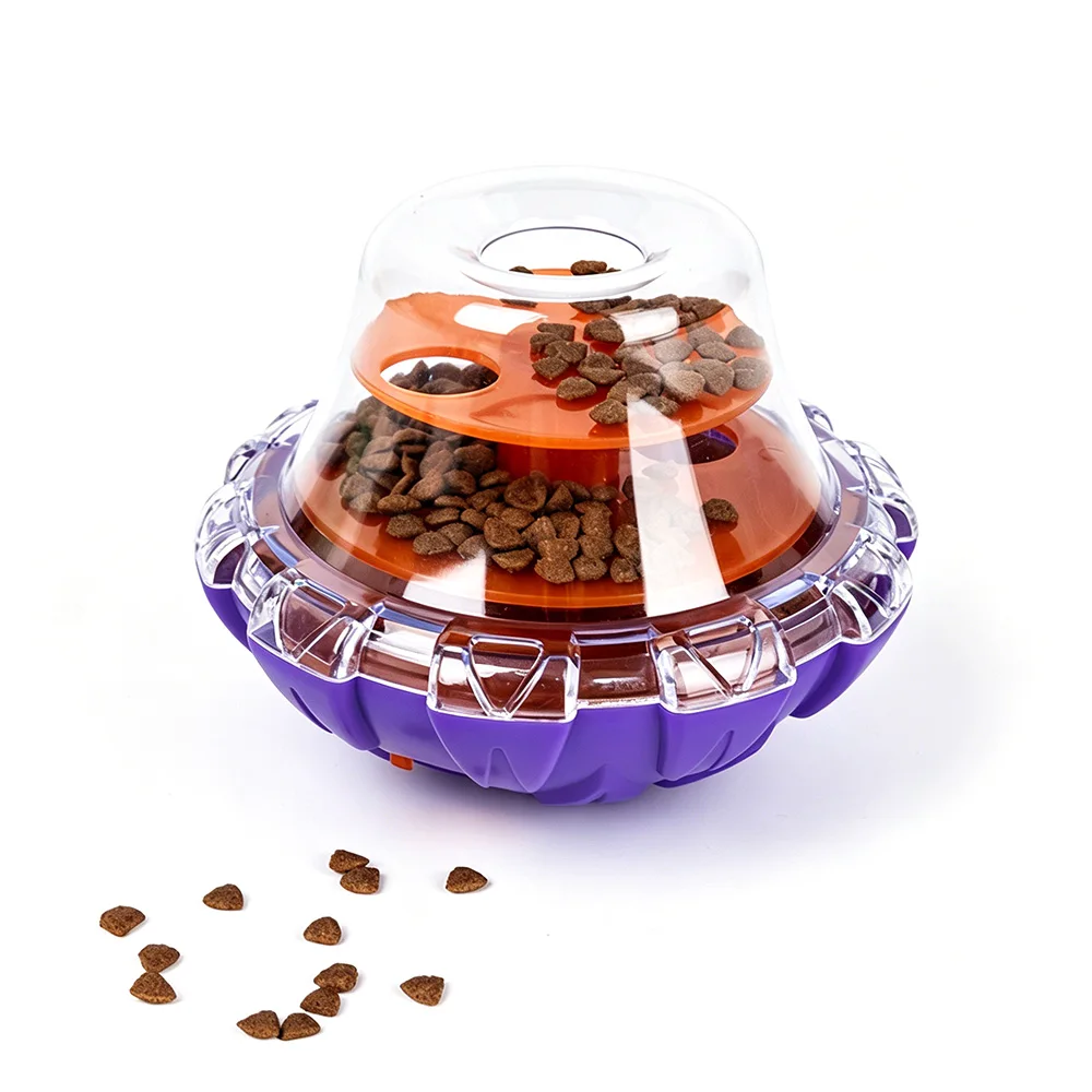 Funny Dog Food Dispenser Interactive Puzzle Food Leaking Toy Training Slow Feeder Auto Feeder Pet Feeding Dispenser Pet Supplies